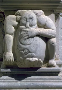 Aegean Islands Gallery: Byzantine sculpture in the Church of Panagia Ekatonpyliani on Paros, 4th century