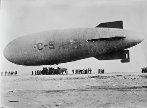 Dirigible Prints: C-5, between c1915 and c1920. Creator: Bain News Service