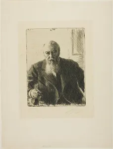 C. F. Liljevalch, 1909. Creator: Anders Leonard Zorn
