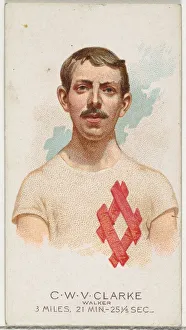 T Shirt Prints: C. W. V. Clarke, Walker, from Worlds Champions, Series 2 (N29) for Allen &amp
