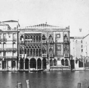 Loggia Prints: Ca d Oro, Venice, Italy, late 19th or early 20th century
