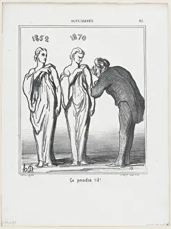 Arms Prints: Ca prendra t'-il!, 1870. Creator: Honore Daumier
