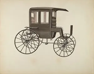 Weiss Fred Prints: Cab or Cabriole, c. 1936. Creator: Fred Weiss