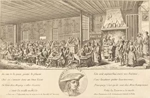 Mural Gallery: Cabaret of Ramponaux, c. 1760. Creator: Unknown