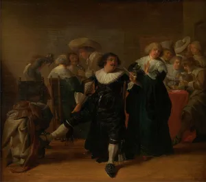 Aviodance Prints: Cabaret scene, between 1630 and 1640. Creator: Anthonie Palamedesz