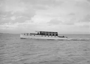 Cabin cruiser D. G. S. P. 1913. Creator: Kirk & Sons of Cowes