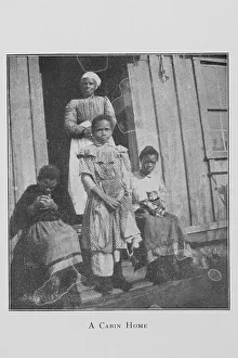 Doorstep Prints: A cabin home, 1907. Creator: Unknown