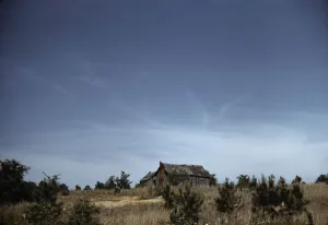 Cabin in southern U. S. ca. 1940. Creator: Marion Post Wolcott