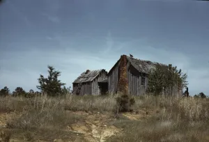 Cabin in Southern U. S. ca. 1940. Creator: Marion Post Wolcott