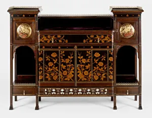 Linen Press Gallery: Cabinet, 1878 / 80. Creator: Herter Brothers