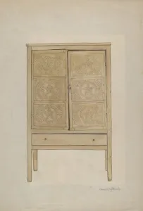 Elmer R Kottcamp Prints: Cabinet, 1935 / 1942. Creator: Elmer R. Kottcamp