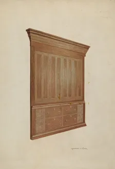 Clothes Press Gallery: Cabinet, 1935 / 1942. Creator: Raymond E. Noble