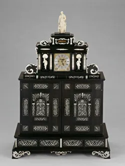 Ebony Prints: Cabinet, Augsburg, About 1640. Creator: Unknown