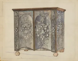 Cabinet, c. 1953. Creator: Isadore Goldberg