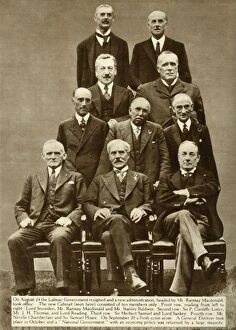 Foreign Secretary Collection: The cabinet of Ramsay MacDonald, 1931, (1935). Creator: Unknown