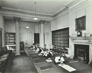 Council Prints: The Cabinet Room at Number 10, Downing Street, London, 1927