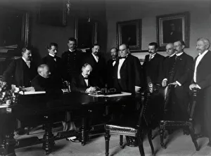 William Day Prints: Cabinet Room, White House, Aug