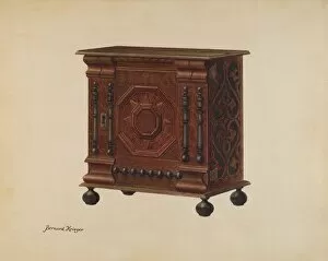Storage Collection: Cabinet for Storage, 1938. Creator: Bernard Krieger