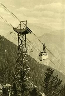 Eastern Alps Gallery: Cable car, Rax Mountains, Lower Austria, c1935. Creator: Unknown