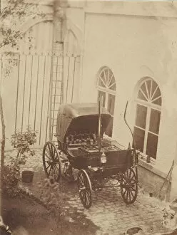 Cabriolet Gallery: [Cabriolet Carriage], ca. 1855. Creator: Alphonse Le Blondel