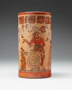 Ageing Prints: Cacao vase, 600-900. Creator: Unknown