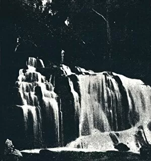 Waterfall Collection: Cachoeira no Rio Dourado (Lencoes), 1895. Artist: Axel Frick