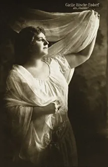 Cacilie Rusche-Endorf (1873-1939) as Isolde in opera Tristan and Isolde by Richard Wagner, 1910
