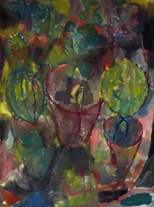 Munich Prints: Cacti, 1912. Creator: Klee, Paul (1879-1940)