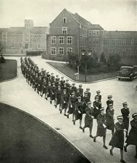 Cadets on the March, c1943. Creator: Cecil Beaton