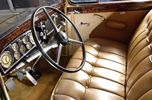 Cadillac V8 355d Coupe By Fisher 1934 Prints: Cadillac V8 355d coupe by Fisher 1934. Artist: Simon Clay