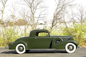 Cadillac V8 355d Coupe By Fisher 1934 Prints: Cadillac V8 355d coupe by Fisher 1934. Artist: Simon Clay
