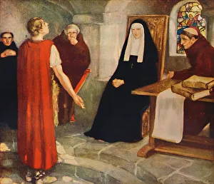 Reid Prints: Caedmon before Saint Hilda, 1912