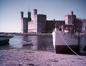 Unesco Prints: Caernarvon Castle, Caernarvon, Wales, c1955. Creator: Arthur Charles Kirby Ware