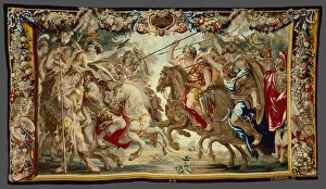 Caesar Julius Gallery: Caesar Defeats the Troops of Pompey from The Story Caesar and Cleopatra, Flanders, c