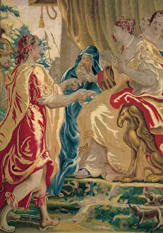 Caesar Sends a Messenger to Cleopatra from The Story of Caesar and Cleopatra, Flanders, c