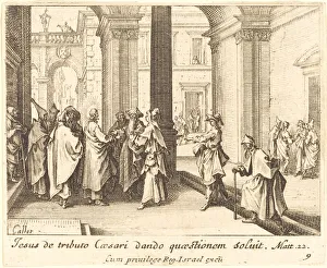 Caesar Collection: Caesars Coin, 1635. Creator: Jacques Callot