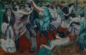 Cafe chantant, 1913. Artist: Grigoriev, Boris Dmitryevich (1886-1939) Cafe chantant, 1913. Artist: Grigoriev, Boris Dmitryevich (1886-1939)