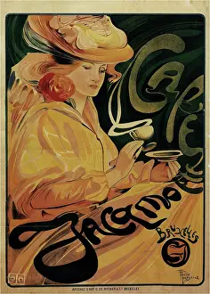 Taste Prints: Cafe Jacqmotte, 1896. Creator: Fernand Toussaint