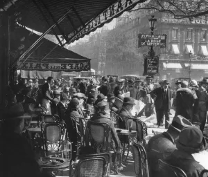 Martin Prints: Cafe de la Paix, Paris, 1937. Artist: Martin Hurlimann