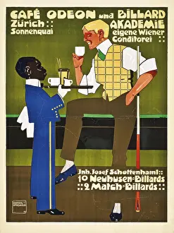 Hohlwein Prints: Cafe Odeon, 1908. Creator: Hohlwein, Ludwig (1874-1949)