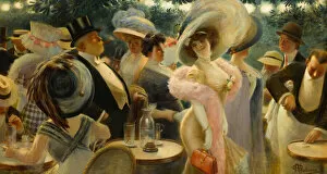 Centre Gallery: Cafede Paris. Creator: Guillaume, Albert (1873-1942)
