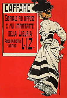 Reading Woman Prints: Caffaro Giornale Piu Diffuso e Piu Importante Della Liguria