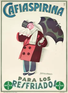 Art Deco Prints: Cafiaspirina, 1930. Creator: Mauzan, Luciano Achille (1883-1952)