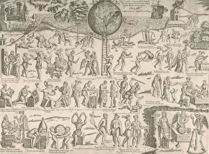 Morality Collection: The Cage of Fools (La gabbia de matti), 1557-63. Creator: Sebastiano di Re