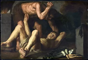 Cain Collection: Cain and Abel, c. 1610. Artist: Guidotti, Paolo (il Cavalier Borghese) (1560-1629)