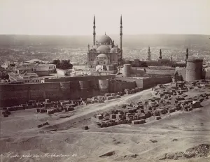 Muqattam Prints: Caire pres du Mokkatam, 1870s. Creator: Felix Bonfils