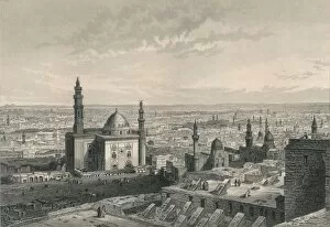 An Nasir Badr Ad Din Hasan Collection: Cairo, from the Citadel, 19th century. Creator: R Dawson