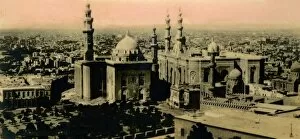 Cairo: General view and Sultan Hassan Mosque, c1918-c1939. Creator: Unknown