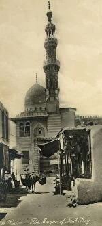 Awning Gallery: Cairo - The Mosque of Kait Bey, c1918-c1939. Creator: Unknown