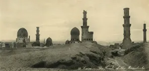 Cairo - The Tombs of the Mamelouks, c1918-c1939. Creator: Unknown Cairo - The Tombs of the Mamelouks, c1918-c1939. Creator: Unknown